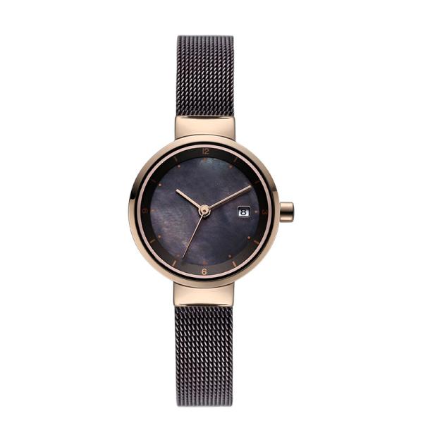 Buy Custom Ladies Stainless Steel Watches Water Resistant With Mesh Band at wholesale prices