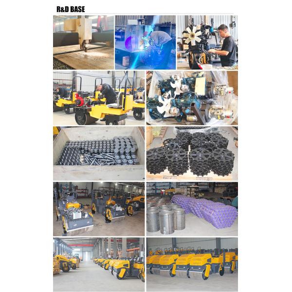 Free Shipping Small Road Roller 1.5 Tons Hydraulic Two Wheel Soil Compactor Roller with Good Price