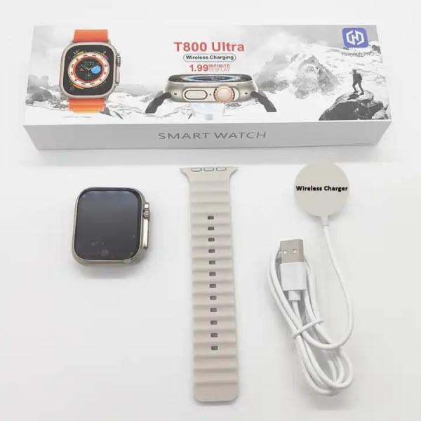2 In 1 S8 Ultra Smartwatch Wireless Charger S8 Reloj HD Full Touch Screen With