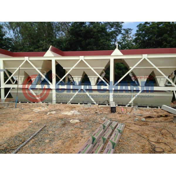 Full Automatic Ready Mix Concrete Batching Plant 180m3/H Rated Productivity