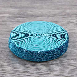 2020 Low MOQ 196 pantone color for lady garment glitter velvet ribbon