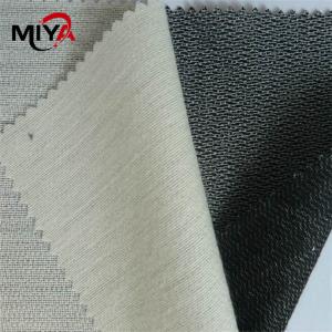 Polyester Viscose Warp Knitted Fusible Interlining Weft Insert PES Coating