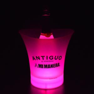 Hot seller plastic led champagne ice bucket