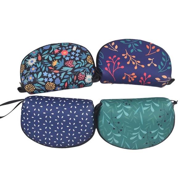 Buy Mini Shell Zippered Cosmetic Bag Personalized Full Heat Transfer Printing at wholesale prices