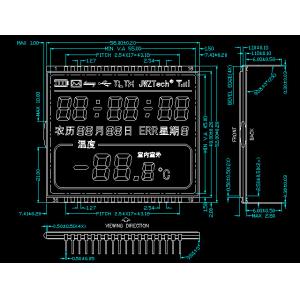 HTN 7 Segment LCD Display Instrumentation LCD Module
