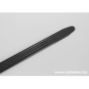 Nylon cable tie with stainless steel inlay lock (Marine cable tie)