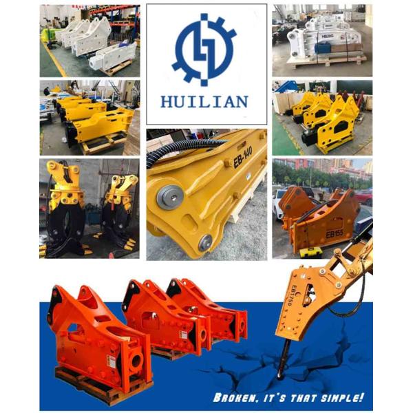 Stable Impact Force Hammer EB135 140 155 Top Type Hydraulic Rock Stone 18-55Tons Hammer Breaker