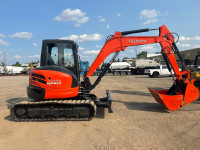 48.3mm Used Kubota KX163-5 Mini Excavator 6 Ton in Shanghai with Original Hydraulic Pump