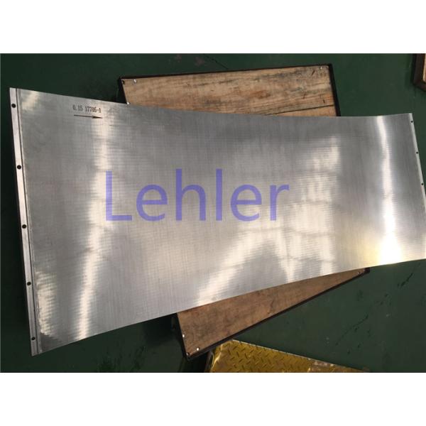 Pulp / Paper Industry Sieve Bend Screen 710*1727mm High - Precision Slot Opening