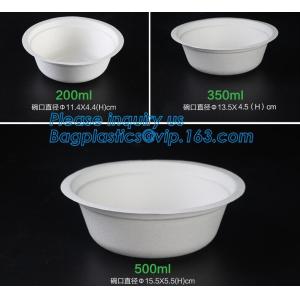 biodegradable sugarcane bagasse bowl,Food Grade Biodegradable Disposable