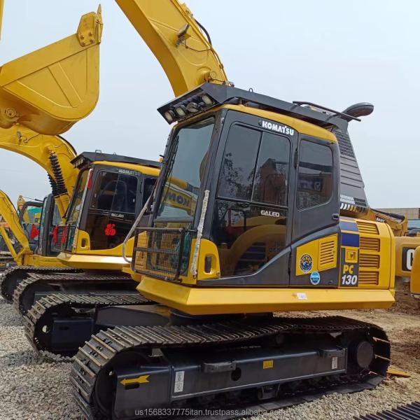 Shanghai Used Excavator Komatsu PC130 13 Ton Good Condition Original Hydraulic Valve
