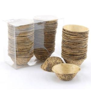 Customized Biodegradable Wooden Disposable Bamboo Bowl For Wedding