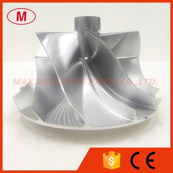 RHF5 40.66/52.50mm 6+6 blades turbocharger milling/aluminum 2618/billet compressor wheel