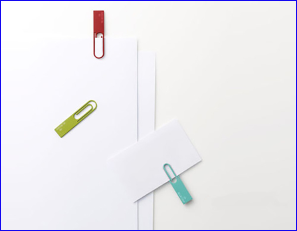 Mini Portable Paper Clip Usb Flash Memory 8GB 16GB Stroage for Business Promotion