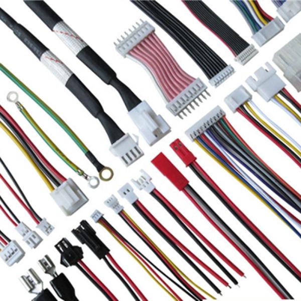 Motorcycle Wiring Harness with JST Cables and White Electrical Cables Manufactured