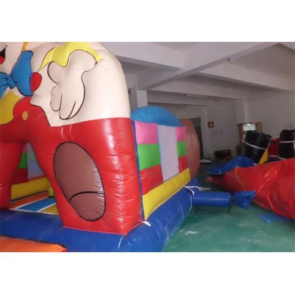 Boy Printing Sporting Game Inflatable Bouncer With Basketball Hoop