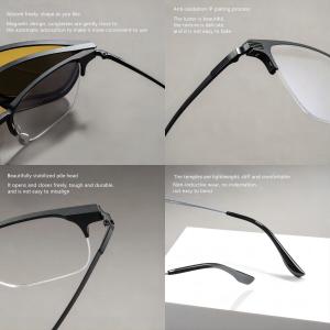 Magnetic Pure Titanium Aluminum Optical Frame Universal Set Frame