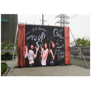 Full Color Outdoor LED Displays Rental With 6-70m Viewing Distance , 6mm Pixel