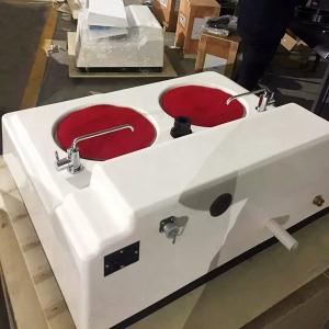 Double Disks Metallographic Grinding Machine With Stepless Speed 50rpm - 1000rpm