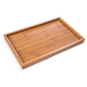 Hot sale customized color bamboo wooden food serving tray