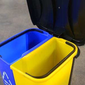 Classification Sorting Trash Can Dry Wet Separation 40L Trash Sorting Bins