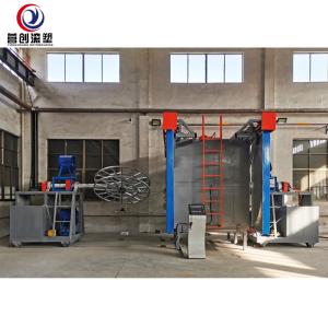 Two Arm Shuttle Rotomolding Machine For Slide Making