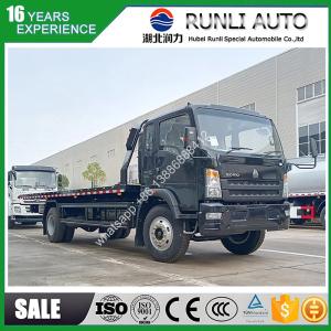 Hydraulic Flatbed Wrecker Truck with 40KN Winch, 6-Speed Transmission, 5.6M Anti