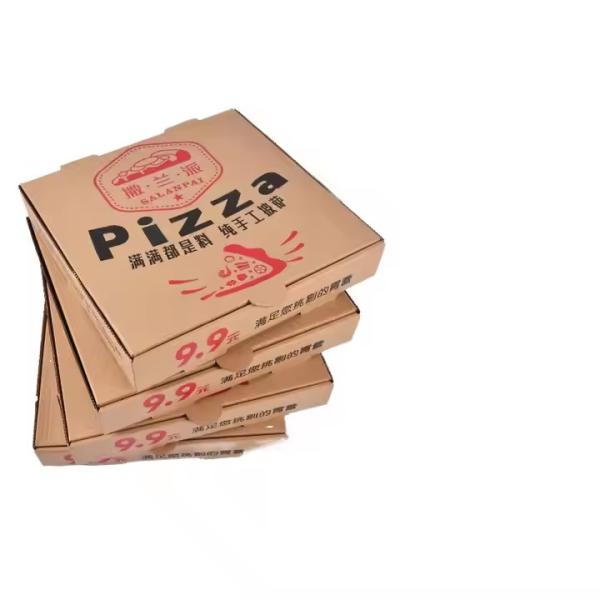 Buy Customized hexagonal pizza box eco-friendly and recyclable corrugated baking packaging takeout paper box at wholesale prices