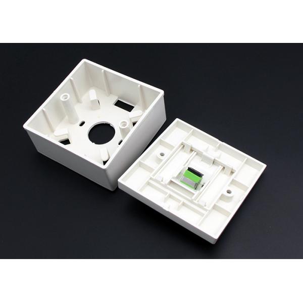 1 Core ABS Plastic Outdoor Fiber Termination Box High Safety Fiber Optic Socket