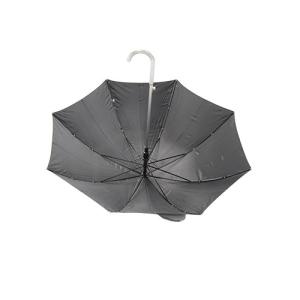 8mm Metal Shaft Pongee UV Coating Umbrella With J Handle