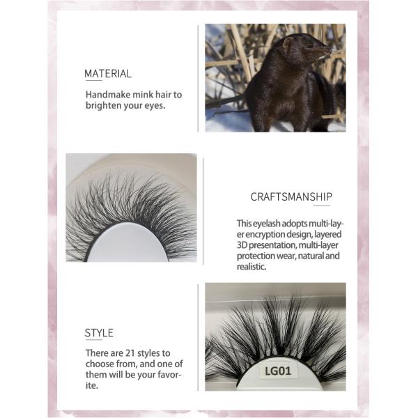 Professional Eyelash Manufacturer Wholesale 3D Faux Mink False Eyelashes OEM Accepted