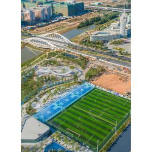 Rubber Granules Synthetic Grass / Artificial Turf Dtex 8000-15000 Drainage