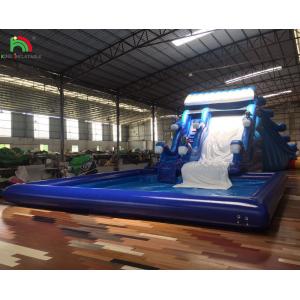 Hot Sale Water Slide Inflatable Commercial Inflatable Water Slide with Pool