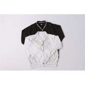 Black Grey Kids Terry Bomber Jacket 65% Polyester 35% Cotton