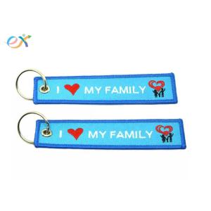 Tag Before Flight Embroidery Keychain For Bag Luggage Logo Motorcycle Key Chain