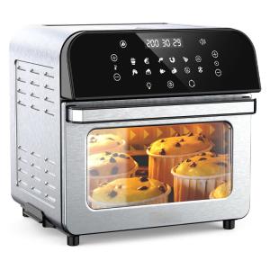 1700W Air Fryer Ovens French Door 5.5L 6.5L 23L Healthy Oil Free Stainless Steel