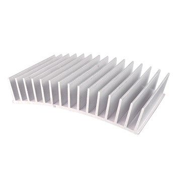Buy Anodized Silver Precision 6000 Series Radiator Aluminum Profiles at wholesale prices