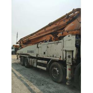 2013 Zoomlion Second Hand Concrete Pump 56 Meter With Scania