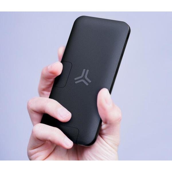 Buy 10,000mah Qi Wireless charger Power bank with holder at wholesale prices