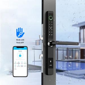 Aluminum Fingerprint App Control Door Lock Bluetooth Waterproof IP65