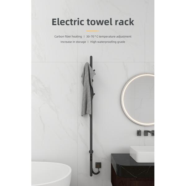 Electric Bathroom Towel Warmer Rack Fashionable Style for Wall Mounting