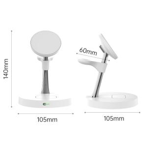 5 In 1 Magnetic Fast Wireless Charger For Phone Watches Earphone