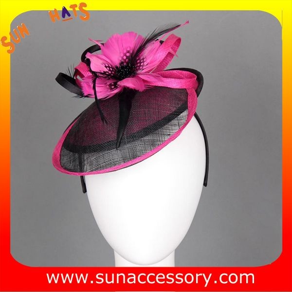 Buy 0907 Elegant design sinamay fascinators hats for ladies  ,Fancy Sinamay fascinator  from Sun Accessory at wholesale prices