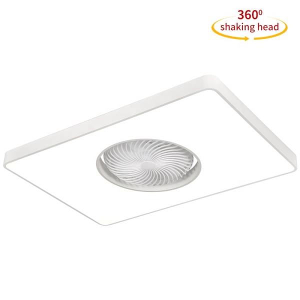 Wholesale factory 90cm Rectangle Modern LED Ceiling Fan Remote Control Bladeless