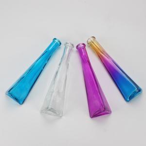 Artificial Flower Infinity Vases Polished Crystal Glass Vases