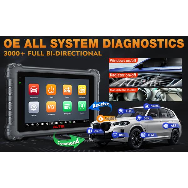 Autel MaxiCOM MK906S PRO Scanner Upgraded of MS906 Pro/MK906BT/MK906 Pro Diagnostic Tool with Advanced ECU Coding Bi-Directional Control 36+ Services