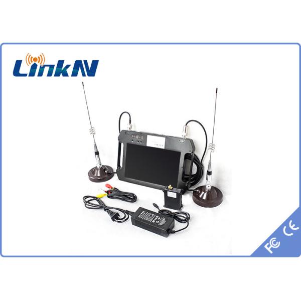 Buy COFDM Video Receiver QPSK AES256 Encryption FHD CVBS H.264 with 10.1" Display Battery Powered at wholesale prices