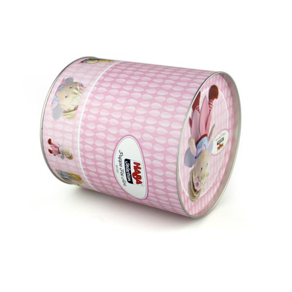 Carton Design Paper Tube Paper Composite Cans With Movable Tinplate Lid
