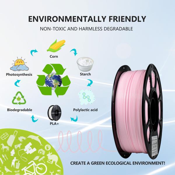 iboss PLA+ 3D Printer Filament 1.75mm Shuiguang Pink 1kg Spool