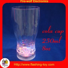 lighted cola glass